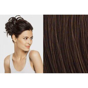 Dancing with Stars Glamarama Clip-In Comb Styleable Hairpiece Chocolate Copper